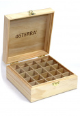 картинка Деревянная коробочка для масел с логотипом  Эфирных масел doTERRA от интернет магазина  www.aroma.moscow